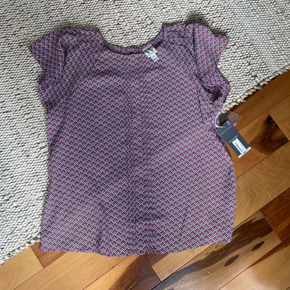 Worthington Petite Geometric Blouse